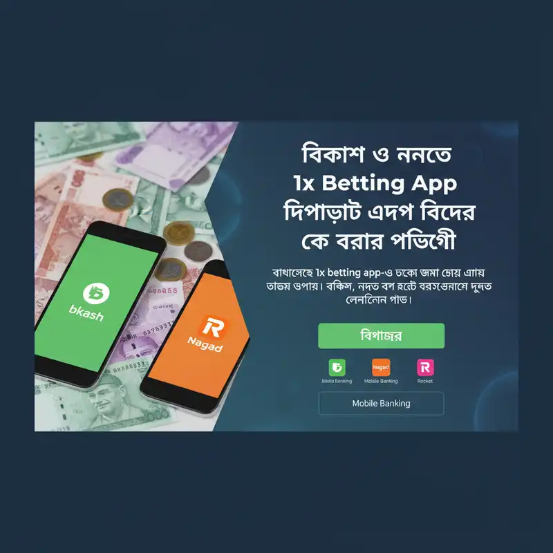 1x Betting App ডিপোজিট এবং উইথড্র করার পদ্ধতি